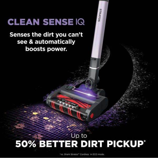 IZ862H Stratos MultiFLEX Bagless Cordless Stick Vacuum with Clean Sense IQ, DuoClean Powerfins HairPro, 60min Runtime   IZ862H - Image 2