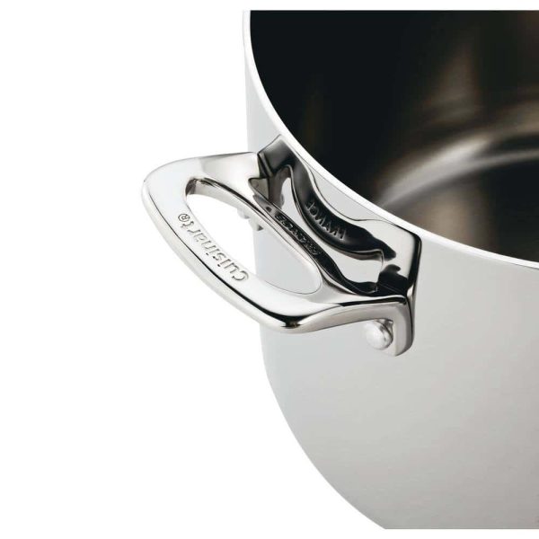 French Classic 13-Piece Stainless Steel Cookware Set in Silver and Stainless Steel - Image 3