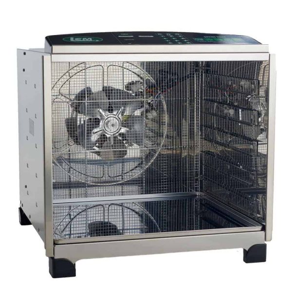 LEM 10-Tray Silver Food Dehydrator with Temperature Control - Image 3