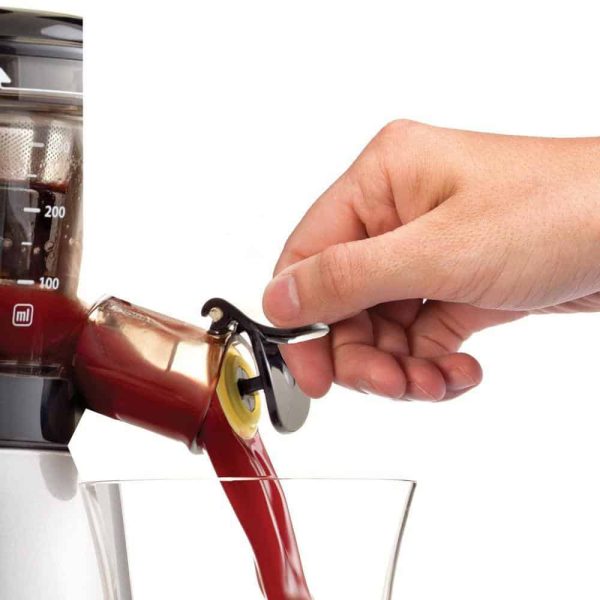 Omega  Vertical Slow Speed Masticating Silver Juicer - Image 3