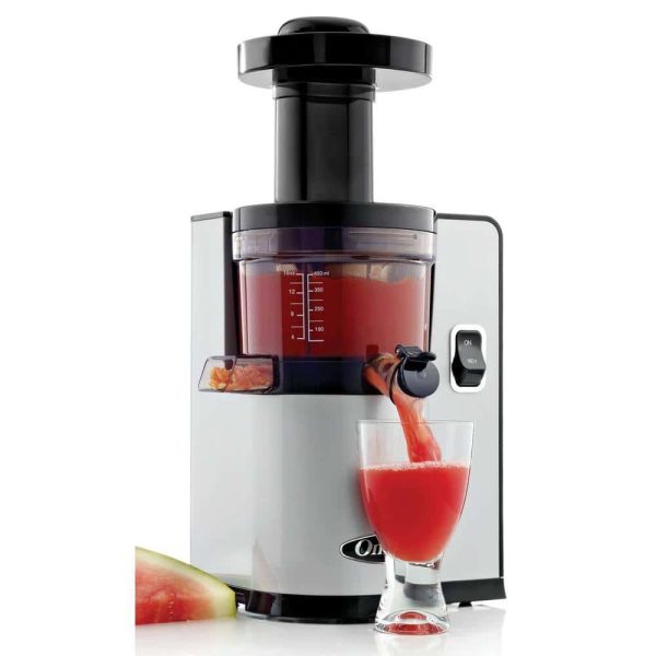 Omega  Vertical Slow Speed Masticating Silver Juicer - Image 2