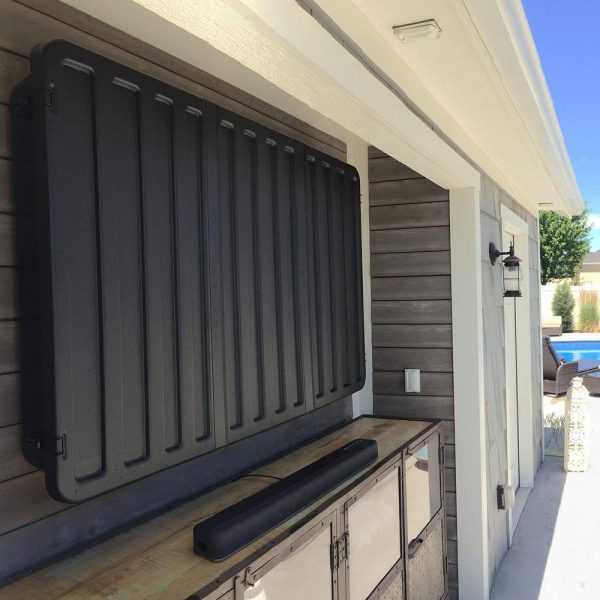 Storm Shell 1004442519 Outdoor TV Hard Cover Weatherproof Protection 55-65 in. Television Mounting Bracket Included - Image 4