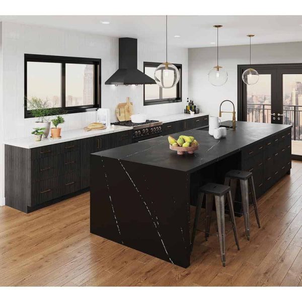 Bay B3D24-EDTH Designer Series Edgeley Assembled 24 34.5 23.75 in. Drawer Base Kitchen Cabinet in Thunder - Image 8