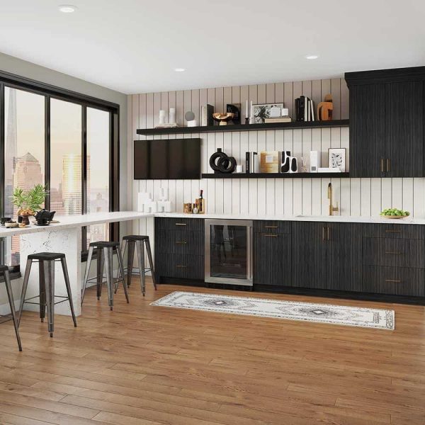 Bay B3D24-EDTH Designer Series Edgeley Assembled 24 34.5 23.75 in. Drawer Base Kitchen Cabinet in Thunder - Image 9