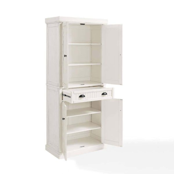 CROSLEY FURNITURE  Seaside White Kitchen Pantry - Image 5
