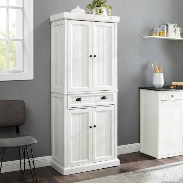CROSLEY FURNITURE  Seaside White Kitchen Pantry - Image 2
