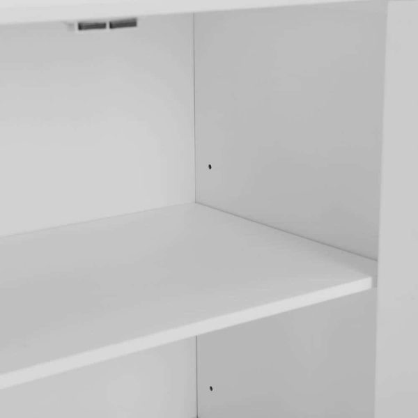 CROSLEY FURNITURE Bartlett White Tall Food Pantry - Image 7