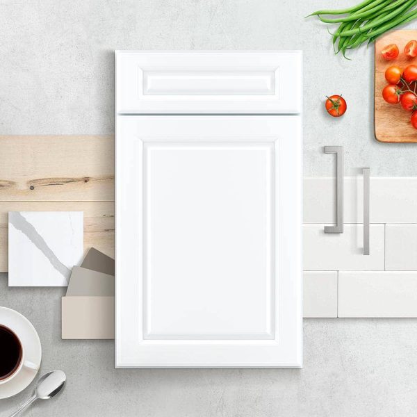 Bay T2484-ELWH Designer Series Elgin Assembled 24x84x23.75 in. Pantry Kitchen Cabinet in White - Image 9