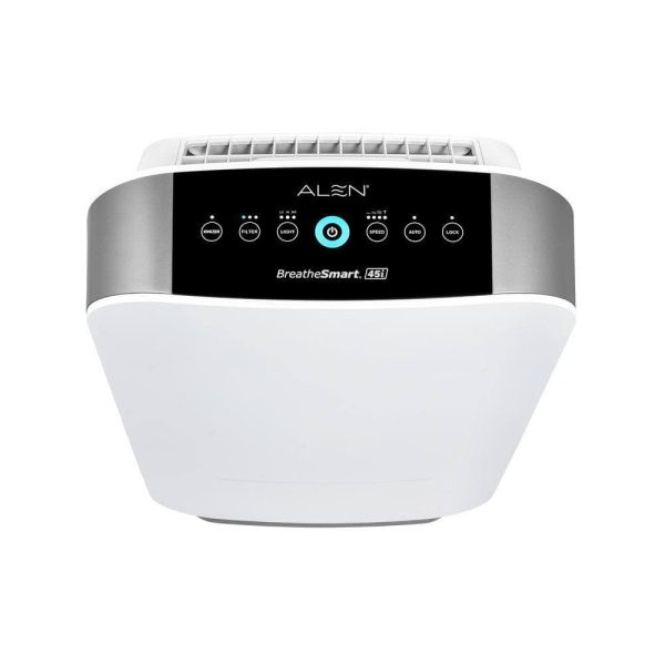 Alen 100104 BreatheSmart 45i Air Purifier Console with Odor, True HEPA Filter for Allergens and Unwanted Odors   800 SqFt, White - Image 4