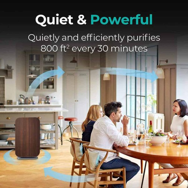 Alen 45i-Silver BreatheSmart 45i Air Purifier with Fresh, True HEPA Filter for Allergens, Mold, Germs and Household Odors   800 sq. ft. - Image 9