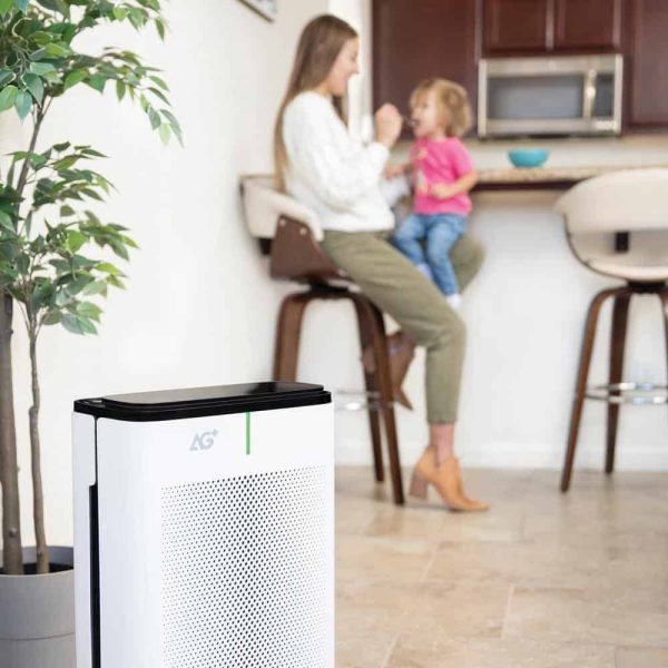 Brondell P700BB-W Pro Sanitizing HEPA Air Purifier with AG+ Technology for Virus Bacteria Allergens HEPA (up to 1655 sq. ft.) - Image 2