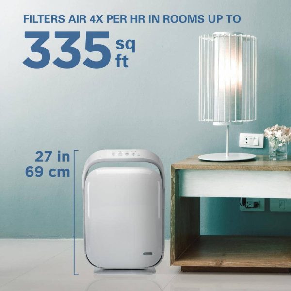 GermGuardian AC9200WCA Hi-Performance Ultra Quiet Air Purifier with HEPA Filter for Large Rooms up to 335 sq.ft. - Image 6