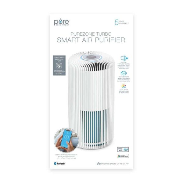 Pure Enrichment PEAIRCYL-RT PureZone Cylinder Air Purifier   White - Image 3